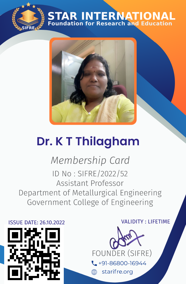 Dr. K T Thilagham
