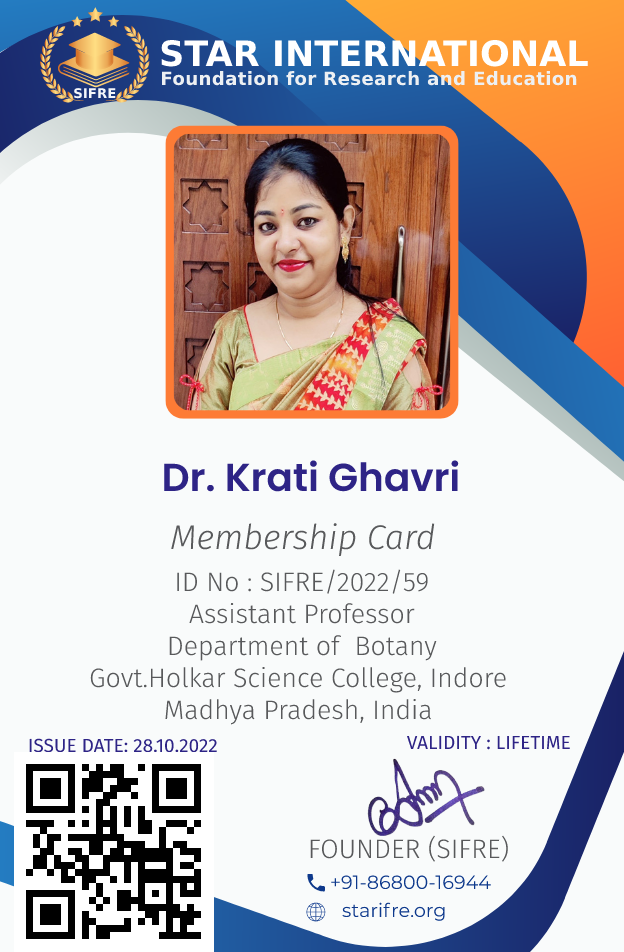 Dr. Krati Ghavri 
