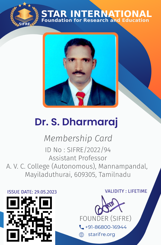 Dr. S. Dharmaraj