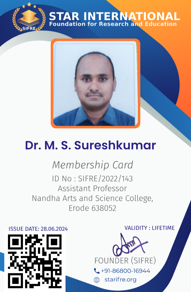 Dr. M. S. Sureshkumar