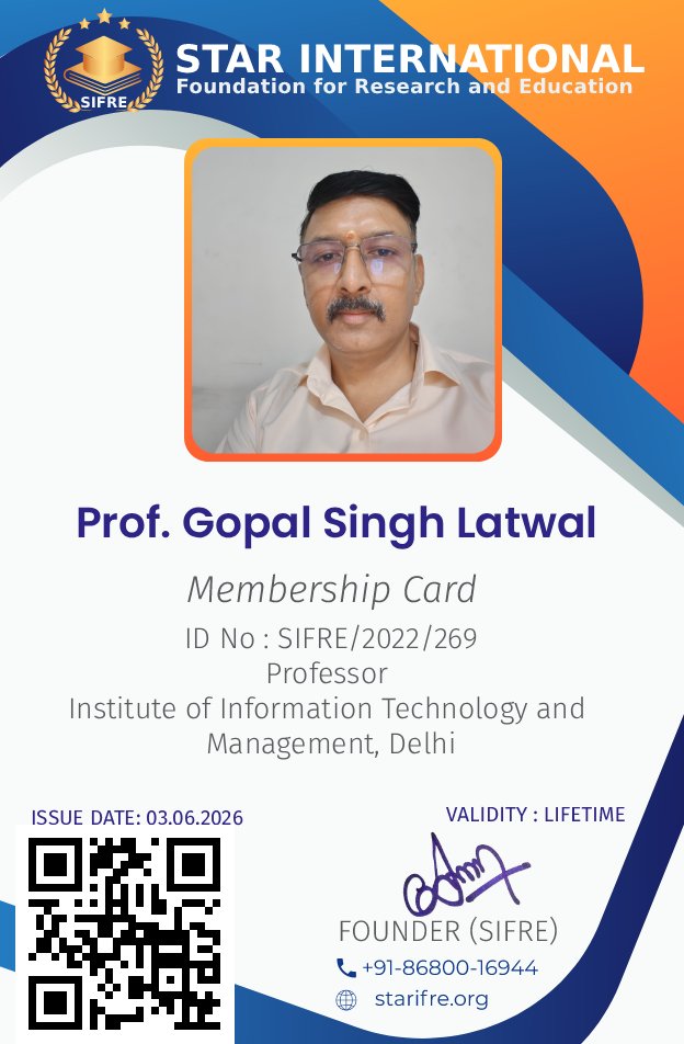Gopal SIFRE Card
